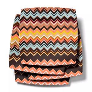 Missoni for Target - 4pk Melamine Dinner Plate Set Colore Zig Zag Print